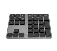 Bewinner BT181Pro USB Clavier numérique sans Fil Clavier numérique 34 Touches Mini Clavier 3.7V / 2mA Hub Type-C Clavier USB 3.0 Ergonomique pour Os/Android (2 Couleurs en Option)(Noir)