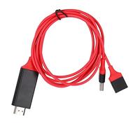 Bewinner Câble 1080P Câble Adaptateur Universel pour Téléphone Portable, Tablette, Téléphone Miroir vers TV pour Appareils IOS et, 2 M, ABS + Alliage D'aluminium