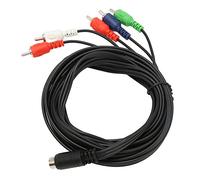 Bewinner Câble AV DIN 10 Broches vers 5, Boîtier en PVC pour Réduction du Bruit, pour Téléviseurs, Récepteurs AV, 6 Pieds