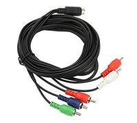 Bewinner Câble AV DIN de Remplacement à 10 Broches, Installation Facile, Boîtier en PVC pour Récepteurs, 6 Pieds