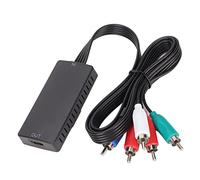 Bewinner Câble Convertisseur Composant vers HDMI, Adaptateur Audio Vidéo 1080P YPbPr vers HDMI pour, pour, Décodeur, DVD, Lecteur, Compatible avec HDCP, HDMI1.3