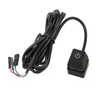 Bewinner Câble d'alimentation pour Interrupteur d'alimentation D'ordinateur de Bureau, Câble D'extension de Bouton d'alimentation pour Carte Mère PC de Démarrage à Distance Externe pour