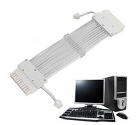 Bewinner Câble d'alimentation RVB, éclairage ARGB Professionnel 18 AWG 24 Broches Mâle vers Femelle, Câble D'extension Double Couche 9,6 Pouces, pour Cartes Mères E ATX, ATX, Micro ATX