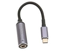 Bewinner Câble DC vers Type C 5,5x2,5 Mm 100 W 6,8 Pouces Entrée Femelle en Nylon, Adaptateur USB C vers DC5525 pour Chargeur de Téléphone, Tablette, Ordinateur Portable