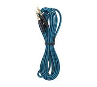 Bewinner Câble de Casque de Jeu 3,5 Mm pour Astro A10 A30 2 M, Câble Auxiliaire 3,5 Mm, Prise 5 Pôles vers Prise 4 Pôles, Câble de Remplacement, Câble de Casque plaqué Or 3,5 Mm