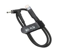 Bewinner Câble de d'alimentation Mâle 100 W PD USB Type C vers DC 3,0 Mm X 1,1 Mm pour Ordinateurs Portables, Fil de Litz, Double Puce, Câble de pour Ordinateur(JD0612-1.5