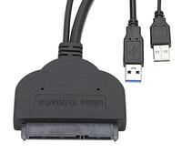 Bewinner Câble de Disque Dur USB 3.0 vers 2,5 Pouces, Convertisseur Adaptateur HDD/SSD Externe pour le Transfert de Données, Compatible avec le Disque Dur d'ordinateur Portable et les Ports USB