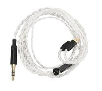 Bewinner Câble de Remplacement pour Casque d'écoute 1,2 M, 3,5 Mm vers A2DC, qualité Sonore sans Perte, Compatible avec la Série ATH E40 E50 E70 CKS1100 MSR7B AP2000Ti LS