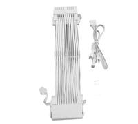 Bewinner Câble D'extension ARGB, Câble d'alimentation Flexible pour Carte Mère 24P à Forte conductivité 245 Mm, pour Boîtiers D'ordinateur