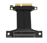 Bewinner Câble D'extension PCIE 4.0, Empêchez Les Interférences électromagnétiques, Le Câble D'extension de la Carte Raphics Gen GPU PCIE 4.0 Riser 8 Go/S 90 degré pour M.2 WiFi USB (5 cm)
