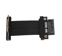 Bewinner Câble D'extension PCIe 4.0 X1, Câble Riser Gen 4 Perte, Vitesse Maximale, pour M.2, Wi-FI, USB, Carte Son, 90° à 180°, Design Plat et Flexible, Basses Températures (5 cm)