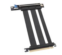 Bewinner Câble D'extension PCIe 5.0 X16 blindé, Angle Droit à 90 Degrés, 128 Gbit/s, pour PC de Jeu, Configurations ITX, Serveurs et Systèmes de Refroidissement par Eau. (30cm)