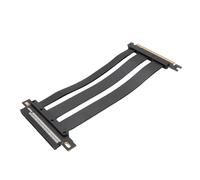 Bewinner Câble D'extension PCIE 5.0 X16, Compatible avec RTX4090 5090, RX8900, RX7900XTX, Affichage GPU Vertical, Flux d'air amélioré, Taux de Transfert 128 Go/S, adapté au Boîtier PC, (15 cm)