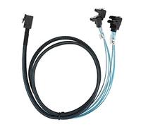 Bewinner Câble Mini-SAS de 1 Mètre/3,3 Pieds Câble de Disque Dur HD 36P SFF-8643 vers Connecteur SATA Connecteur 7Pinx4 Câble de Disque Dur de Moulage par Injection