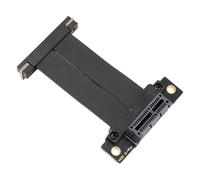 Bewinner Câble PCI-E 4.0 Riser, PCIe 4.0 X1 16 Go à Haute Vitesse Flexible Extender Carte Extension Port Adaptateur 90 Degrés, Câble GPU Riser pour Carte Sonore de Carte WiFi (5 cm)
