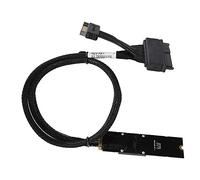 Bewinner Câble U.2 vers M.2 SF-8639 Câble Adaptateur SSD NVMe 50 Cm pour 750 P4610 PM963 - PCIe 3.0 4 Voies 32 Gbit/s, Aucune Alimentation Externe Requise pour Serveur de Poste de Travail de Bureau