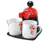 Bewinner Cafetière à Double Bec, Cafetière de 2 Tasses avec Conception à Double Tuyau, Moka en Alliage D'aluminium, Machine à Bec pour le Brassage à Domicile