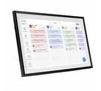 Bewinner Calendrier Numérique Intelligent de 15,6 Pouces avec écran Tactile 1920 X 1080P, Planificateur Familial WIFI, Tableau électronique des Tâches, Cadre Photo Mural ou de Bureau (Prise UE)