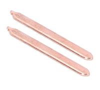 Bewinner Caloduc Plat, Refroidissement du Processeur D'ordinateur 80 Mm de Longueur 3 Mm D'épaisseur 8 Mm de Largeur, Tube en Laiton Thermoconducteur, Dissipateur de Chaleur CPU GPU