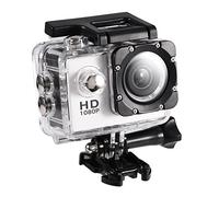 Bewinner Caméra d’Action étanche 30M sous-Marine pour vélo randonnée Natation Ski 1080p 720p Blanc