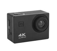 Bewinner Caméra d'action 4K, Caméra à Vélo Portable avec écran IPS de 2,0 Pouces, Came Vidéo de Cyclisme de Stabilisation électronique, Kit D'accessoires de Casque