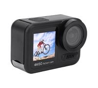 Bewinner Caméra d'action étanche 4K 60FPS, Caméra de Sport 64MP avec Objectif Grand Angle 150°, WiFi, Double écran, Carte Mémoire 32 Go pour la Plongée, Le Cyclisme, Les Voyages, Le