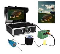 Bewinner Caméra de Pêche sous-Marine 30 M, Moniteur LCD Portable 10 Pouces Détecteur de Poisson étanche 1000TVL avec 15 Lampes Infrarouges, Détecteur de Poisson Vidéo pour la Pêche sur Glace, Lac