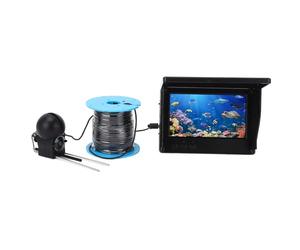 Bewinner Caméra de Pêche sous-Marine, Détecteur de Poissons 1080P avec écran de 4,3 Pouces, Câble de 30 M, Objectif Ultra Grand Angle de 195 Degrés pour la Pêche sur Glace en Bateau