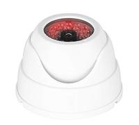 Bewinner Caméra de sécurité Factice Intérieure et Extérieure, Caméra de Surveillance Dôme Simulée avec Lumière LED Clignotante, Fausse de Vidéosurveillance pour Bureau à Domicile, Installation Facile,