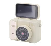 Bewinner Caméra Format Paume avec HD 1440P et écran Rabattable |Objectif Grand Angle, Enregistrement d'une Heure, Chargement de Type C et Sangle Anti-Perte pour Voyage/Utilisation (Gris Clair)