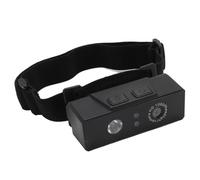 Bewinner Caméra Frontale LED 1080P, Lampe Frontale Rechargeable, Petite Caméra d'action, Caméscope Vidéo Mains Libres avec Bandeau élastique pour la Randonnée, Le Camping et Les Voyages