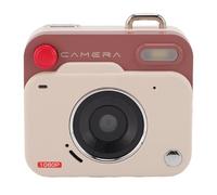 Bewinner Caméra Numérique 1080p 48MP avec écran LCD de 1,77 Pouce, Caméra Vidéo Rétro avec Partage instantané OTG, 6 Filtres, Enregistrement en Boucle, Idéal pour Les étudiants, (Marron Kaki)