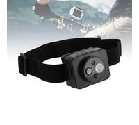 Bewinner Caméra Portable avec Lampe Frontale LED, Caméra Frontale 1080P, Enregistreur Vidéo de Cyclisme Mains Libres avec Réglage à 45 Degrés, Détection Intelligente pour Le Sport