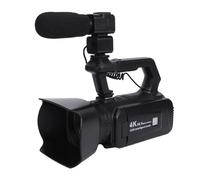 Bewinner Caméra Vidéo 56MP 4K avec écran Tactile Rotatif |Zoom 120x, Mode Webcam, Micro Externe et Télécommande pour Vlogging/Diffusion en Direct