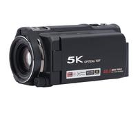 Bewinner Caméra Vidéo 5K 30FPS, Caméscope 4K 60FPS, Caméra de Vlogging à Zoom Optique 12X - Écran Tactile Rotatif de 3,5 Pouces, Contrôle AF MF, Zoom Hybride 40X, WDR, Antishake