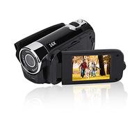 Bewinner Caméscope Numérique Portable, Carte BG Full HD, 32GB, 270 ° Rotation, 16X1080P HD Caméra Vidéo DV pour la Soirée, Camping