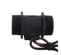 Bewinner Capteur de Débit d'eau YF-DN40 Débitmètre à Capteur de Débit à Effet Hall 47 Mm DC 3,5-24 V 5-150 L/min pour Piscine, Chauffe-eau, Distributeur d'eau