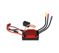 Bewinner Capteur RC sans Balais ESC, Contrôleur de Vitesse électronique Résistant à la Pluie et à la Poussière avec Port de Programmation Externe pour Camions, Quads et Buggies 1/10