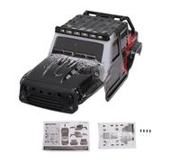 Bewinner Carrosserie de Remplacement avec Ensemble de Phares pour SCY | Coque tout-terrain 4WD échelle 1:16, clips à dégagement rapide, PC durable, avec lumières LED pour SCY 16103