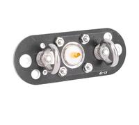 Bewinner Carte Adaptateur AT pour Antenne à Ondes Courtes 300 W, Dipôle GP V à Alimentation Longue Ligne, PCB Portable Compact avec Structure en Acier Inoxydable