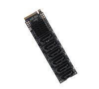 Bewinner Carte Adaptateur M.2 vers, Carte d'extension M.2 PCIe vers 3.0, Puce ASM1166 6 Gbit/s, Indicateur LED Intelligent, Dissipateur de Chaleur en Aluminium, Plug and Play avec Interface 5