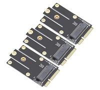 Bewinner Carte Adaptateur M2 vers Mini PCI-E, 3 Pièces Convertisseur M.2 NGFF vers Mini PCI-E pour Cartes 8260AC 7260AC 7265AC AX200 AX210 et DW1560Z BCM94350Z BCM94352Z WiFi Bluetooth