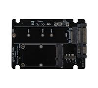 Bewinner Carte Adaptateur SSD, 6 Gbit/s Haute Vitesse MSATA M.2 NGFF vers Adaptateur Carte Accessoires D'ordinateur de Bureau pour 2230/2242/2260/2280 M.2 SSD et MSATA 26,8/50,95 Mm SSD