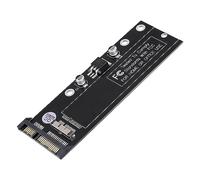 Bewinner Carte Adaptateur SSD, Convertisseur 12 + 6 Broches vers pour Air 2010 2011 A1370 A1369, Adaptateur de Disque Dur avec Fil de Terre et Dissipateur de Chaleur pour MC503 MC504 MC505 MC506