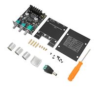 Bewinner Carte Amplificateur Bluetooth 5.0, Module d'ampli 100 W 2.0 Canaux avec Contrôle des Aigus des Basses, Alimentation DC 9-24 V pour Haut-parleurs Stéréo de Cinéma Maison