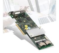 Bewinner Carte Contrôleur SAS 6 GBS 512 Mo Cache Array, LSI SAS2108 8 Ports PCIe X8 8110 2 Gen2 HBA avec Deux Connecteurs Mini-SAS SFF-8087, Prise en Charge 0 1 5 6 10 50 60