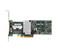 Bewinner Carte Contrôleur SATA/SAS M5015 46M0851 6 Gbit/s PCIe x8 - Prend en charge disques durs SATA et SAS 3 Gbit/s et 6 Gbit/s