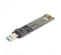 Bewinner Carte d'Adaptateur SSD, Carte de Montage M.2 NVME vers USB HDD, Carte d'Adaptateur M.2 NVME SSD vers USB, Carte de Conversion de Disque Dur pour Récupération à 10 Gbps Grande Vitesse