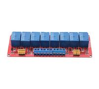 Bewinner Carte de Module de Relais Optocoupleur 12 V à 8 Canaux, Déclencheur Haut et Bas avec Réglage du Cavalier, 5 V/12/24 en Option, Sortie 10 A 250 AC NC NO COM pour Contrôle Industriel (5V)