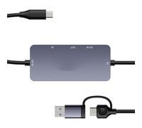 Bewinner Carte de Vidéo 4K, USB 3.2 Gen 1, Entrée HD/pour Le Jeu | Appareil d\'enregistrement de jeu, chargement PD 3.0, compatible OBS, pour streaming et console